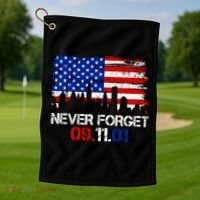 Never Forget 09.11.01 Golf Towel thumb 1