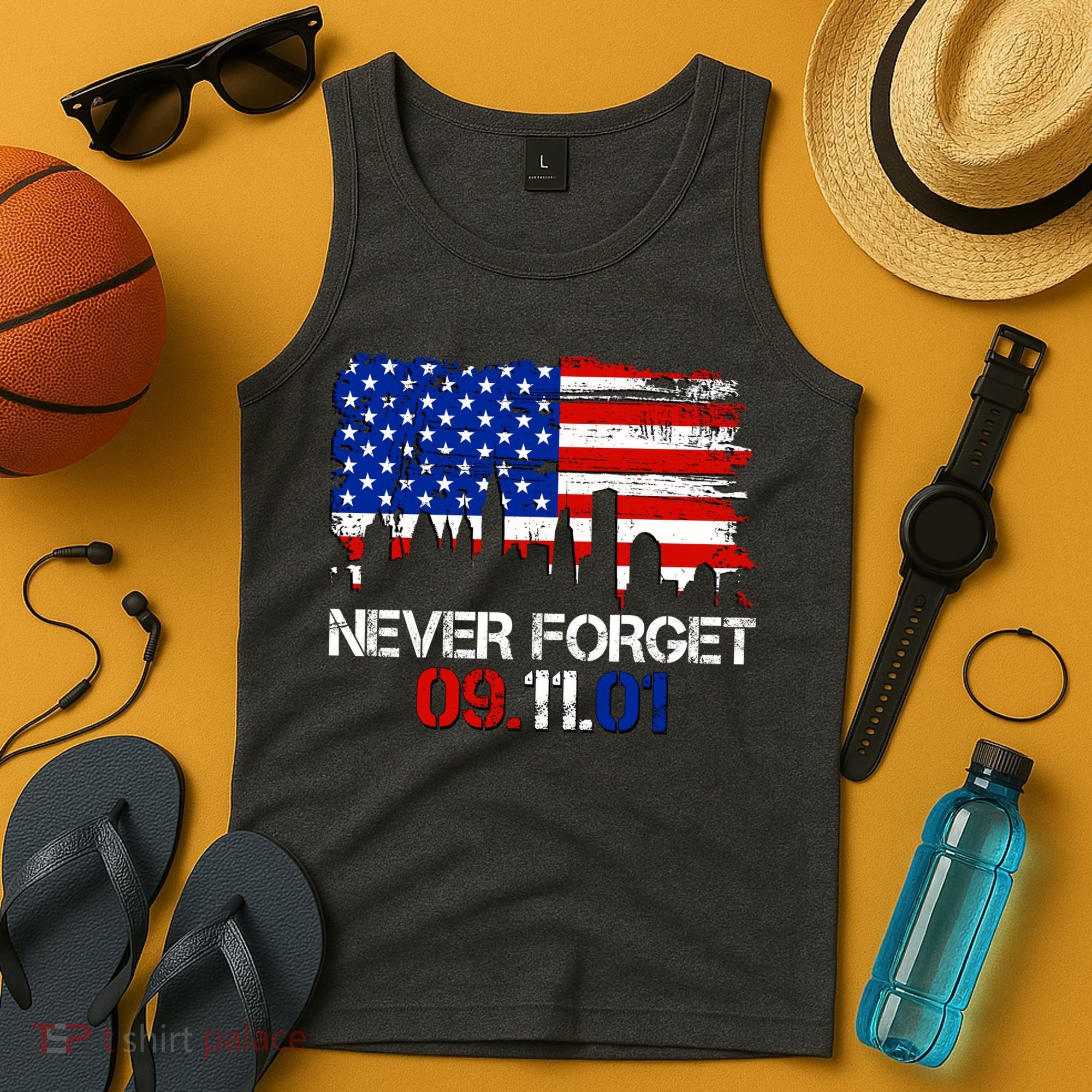 Never Forget 09.11.01 Tank Top