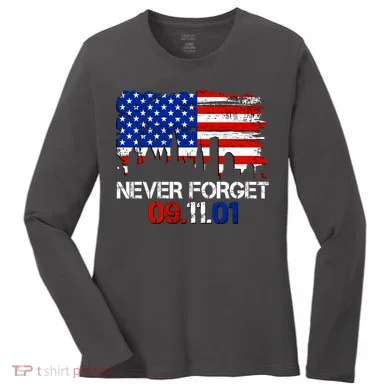 Never Forget 09.11.01 Women's Long Sleeve Shirt