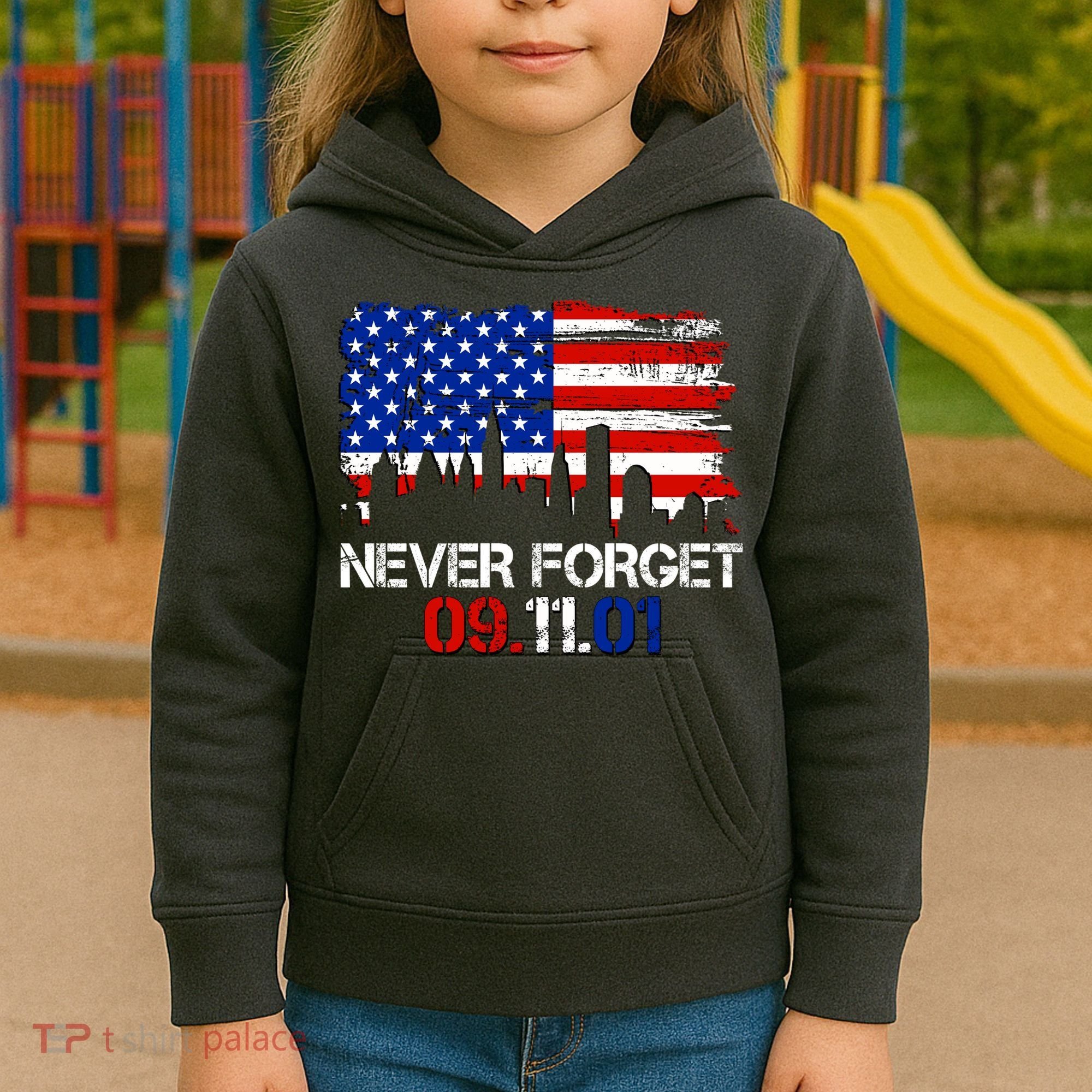 Never Forget 09.11.01 Kids Hoodie