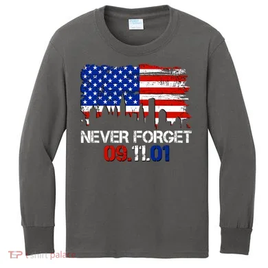 Never Forget 09.11.01 Kids Long Sleeve Shirt