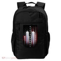 Never forget 9-11 Twin Towers American Flag Backpack thumb 0