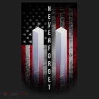 Never forget 9-11 Twin Towers American Flag Beanie thumb 2