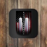Never forget 9-11 Twin Towers American Flag Coaster thumb 0