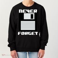 Never Forget Floppy Disc Retro Women's Sweatshirt thumb 0