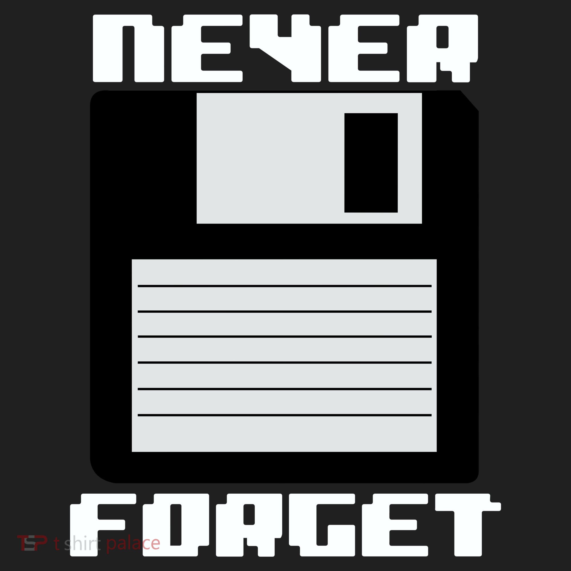 Never Forget Floppy Disc Retro Women's Sweatshirt