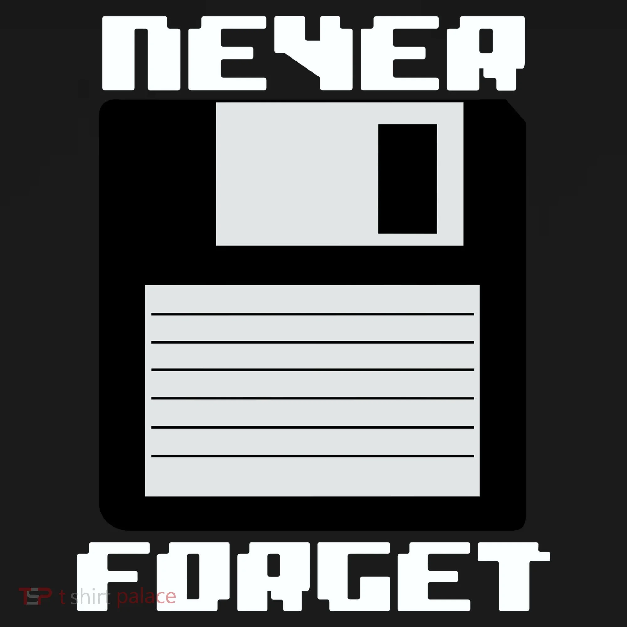 Never Forget Floppy Disc Retro Hoodie