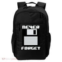 Never Forget Floppy Disc Retro Backpack thumb 0