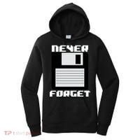 Never Forget Floppy Disc Retro Women's Hoodie thumb 0