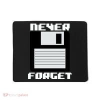 Never Forget Floppy Disc Retro Mousepad thumb 0