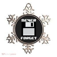Never Forget Floppy Disc Retro Ornament thumb 0