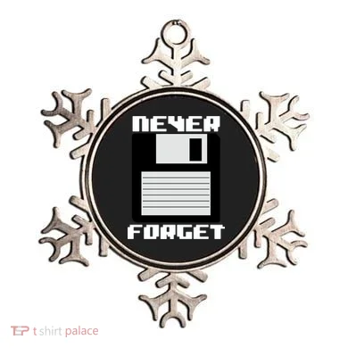 Never Forget Floppy Disc Retro Ornament