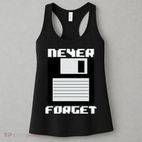 Never Forget Floppy Disc Retro Women's Tank Top thumb 3