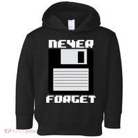 Never Forget Floppy Disc Retro Toddler Hoodie thumb 0