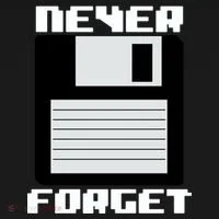 Never Forget Floppy Disc Retro Tank Top thumb 6