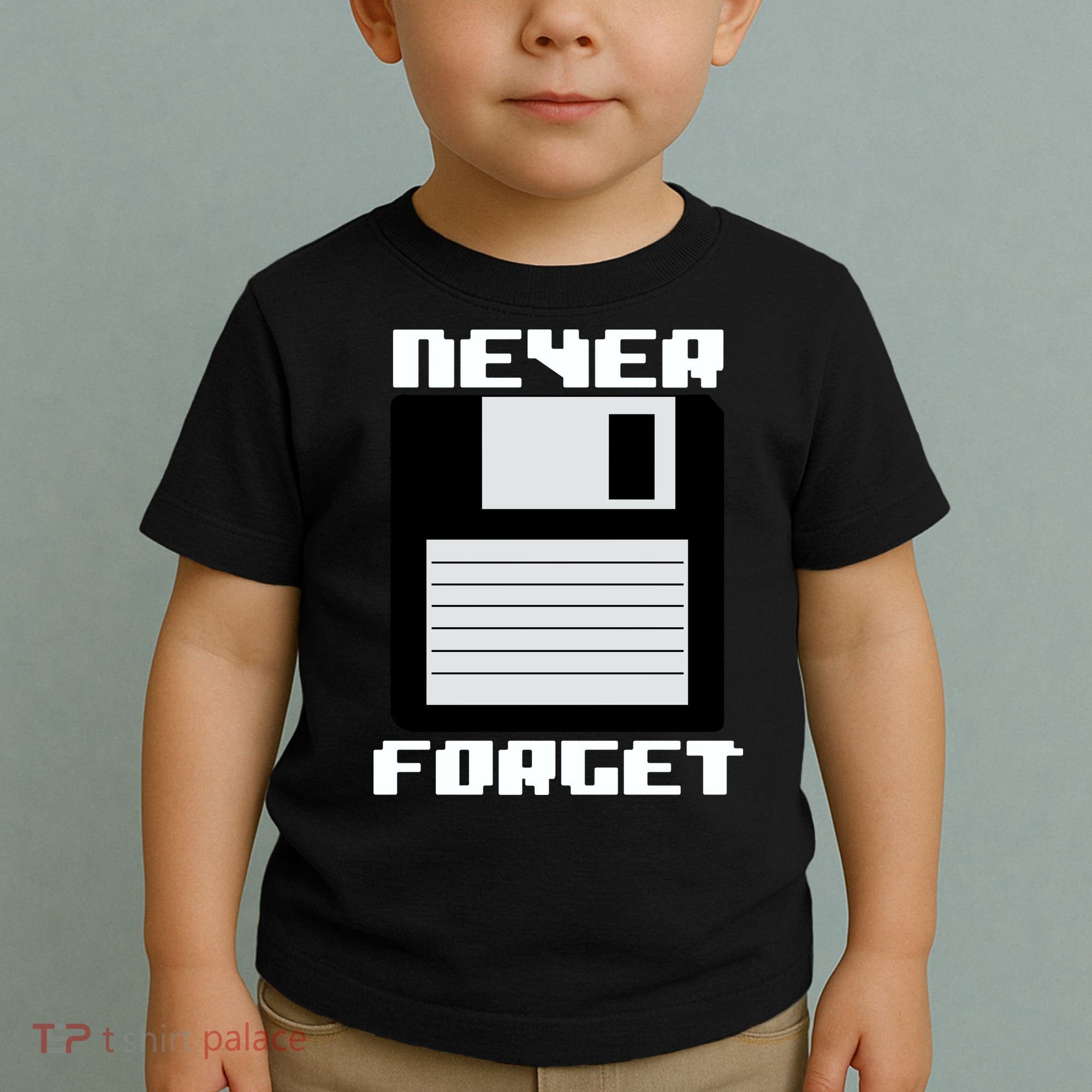 Never Forget Floppy Disc Retro Toddler T-Shirt