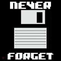 Never Forget Floppy Disc Retro Kids Sweatshirt thumb 2