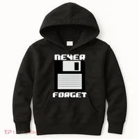 Never Forget Floppy Disc Retro Kids Hoodie thumb 0