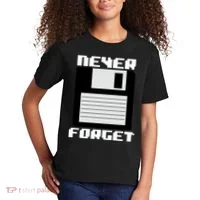Never Forget Floppy Disc Retro Kids T-Shirt thumb 2
