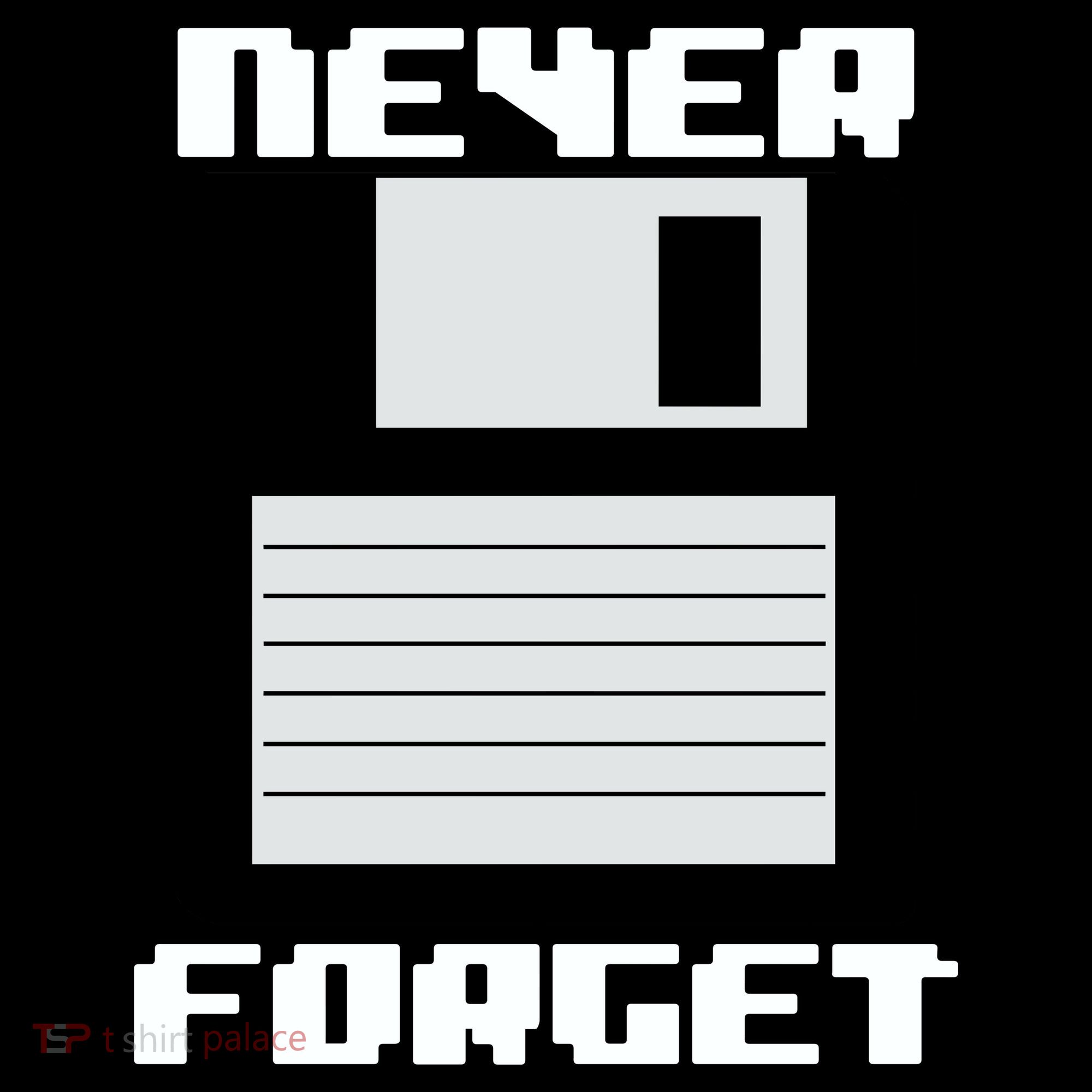 Never Forget Floppy Disc Retro Kids T-Shirt