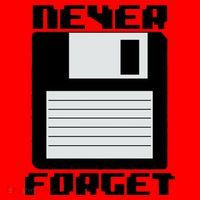 Never Forget Floppy Disc Retro Santa Hat thumb 1