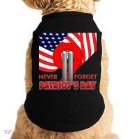 Never Forget Patriot Day 911 Doggie Tank thumb 0