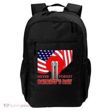 Never Forget Patriot Day 911 Backpack