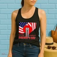 Never Forget Patriot Day 911 Women's Tank Top thumb 2