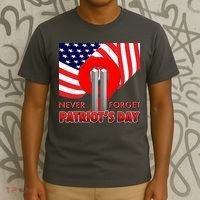 Never Forget Patriot Day 911 T-Shirt thumb 3