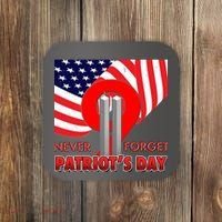 Never Forget Patriot Day 911 Coaster thumb 0