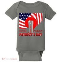 Never Forget Patriot Day 911 Baby Bodysuit thumb 0