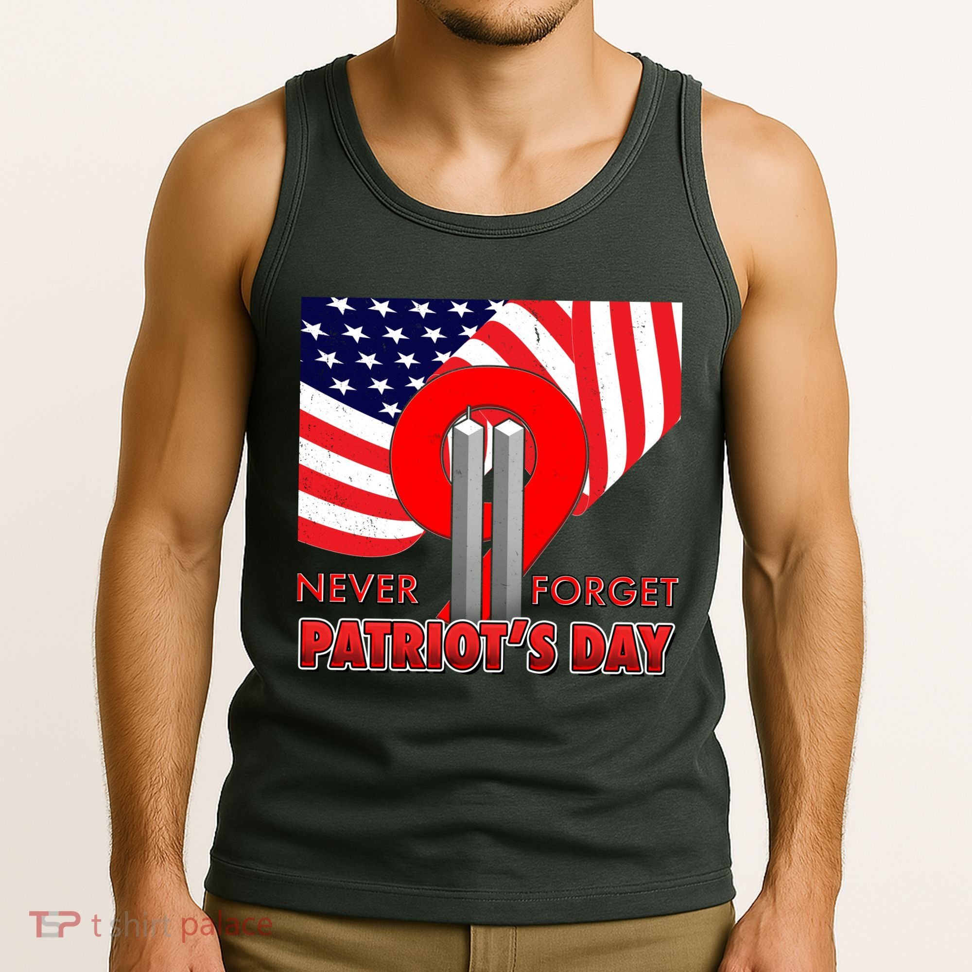 Never Forget Patriot Day 911 Tank Top