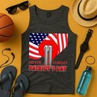 Never Forget Patriot Day 911 Tank Top thumb 4