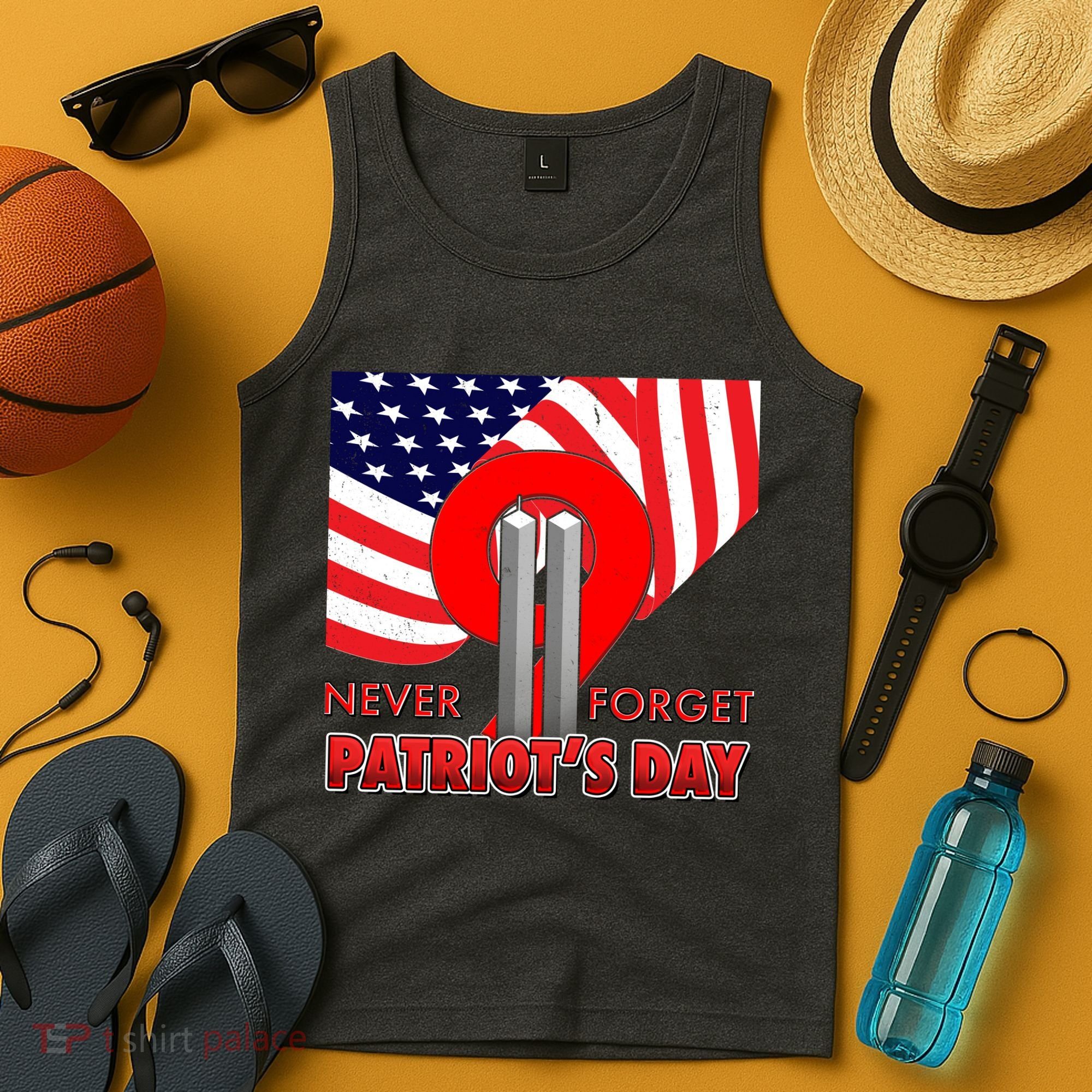 Never Forget Patriot Day 911 Tank Top