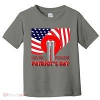 Never Forget Patriot Day 911 Toddler T-Shirt thumb 0