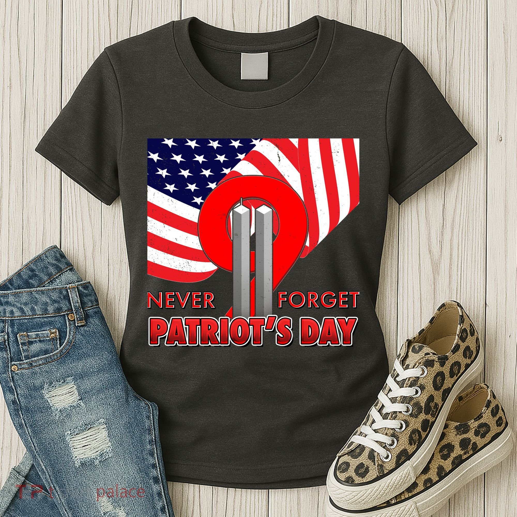 Never Forget Patriot Day 911 Women's T-Shirt