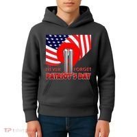 Never Forget Patriot Day 911 Kids Hoodie thumb 4