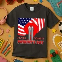 Never Forget Patriot Day 911 Kids T-Shirt thumb 3