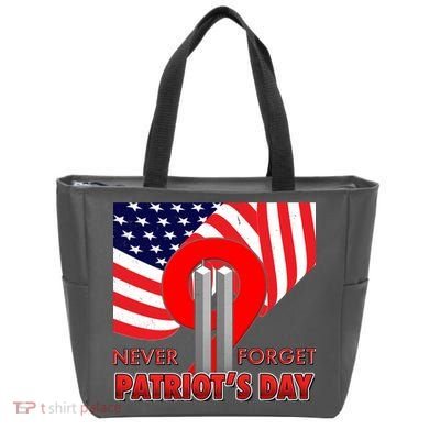 Never Forget Patriot Day 911 Tote Bag