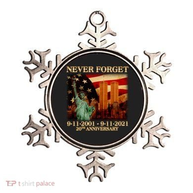 Never Forget September 11 9/11 20th Anniversary Ornament