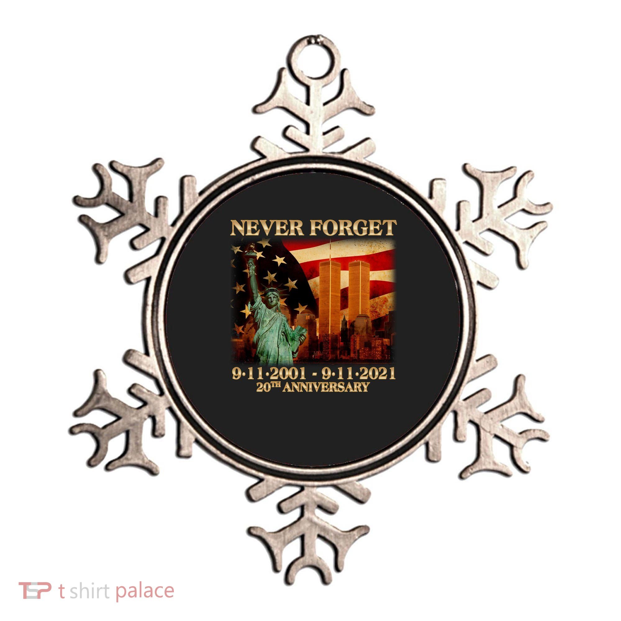 Never Forget September 11 9/11 20th Anniversary Ornament