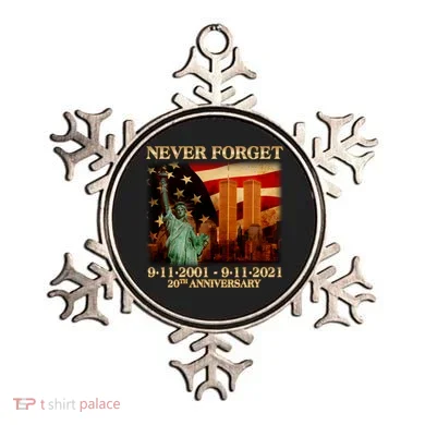 Never Forget September 11 9/11 20th Anniversary Ornament