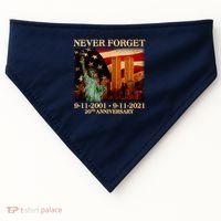 Never Forget September 11 9/11 20th Anniversary USA-Made Doggie Bandana thumb 0