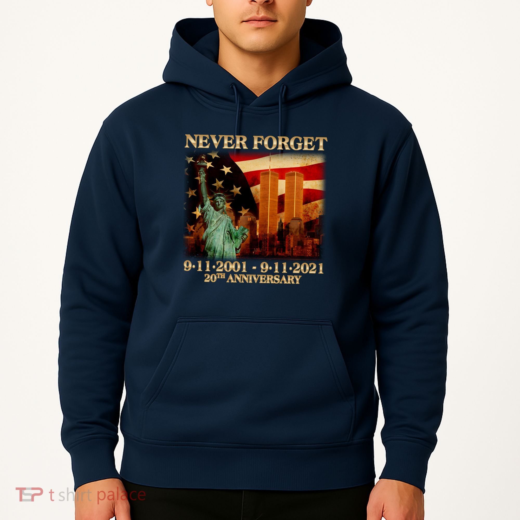 Never Forget September 11 9/11 20th Anniversary Hoodie