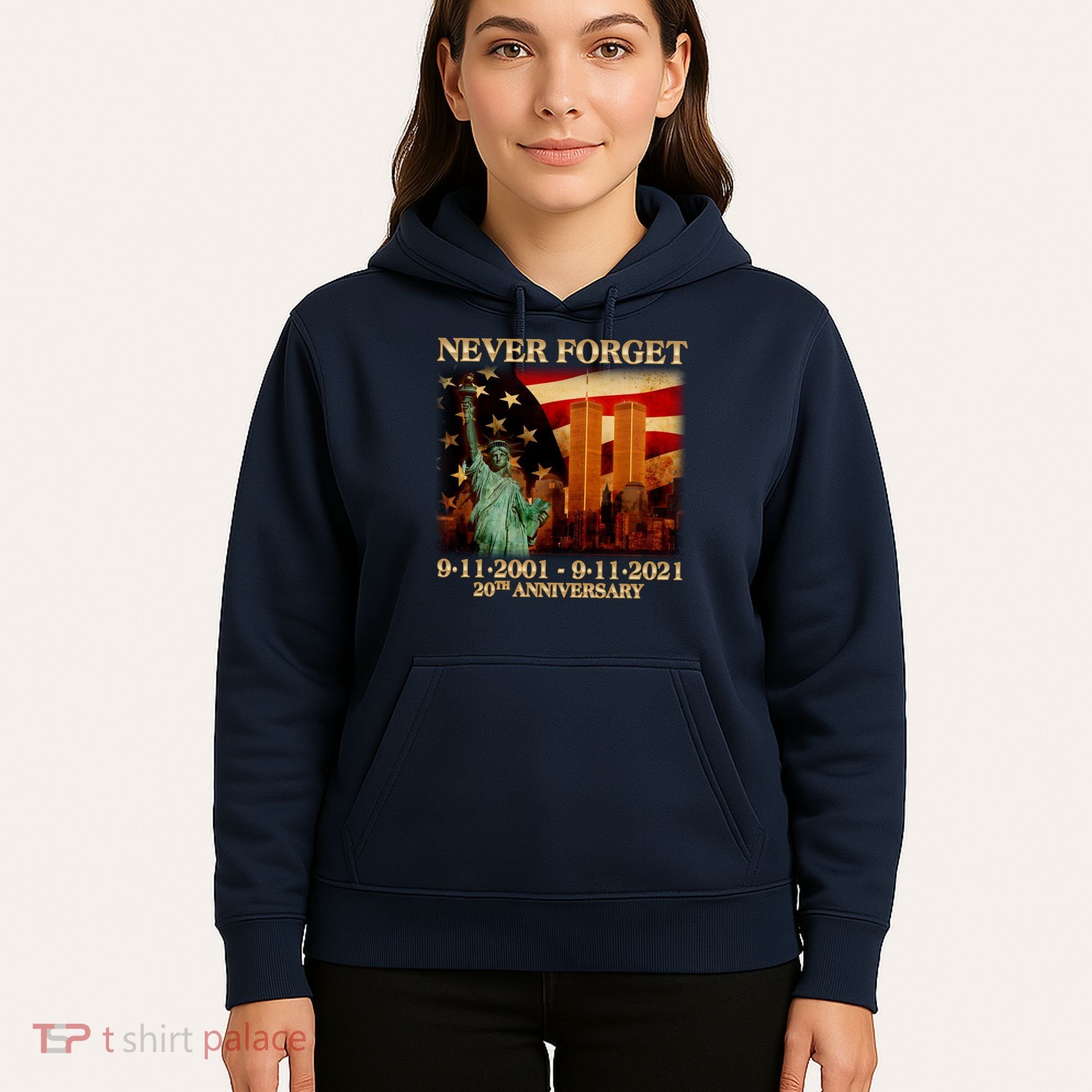 Never Forget September 11 9/11 20th Anniversary Hoodie