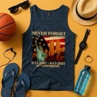 Never Forget September 11 9/11 20th Anniversary Tank Top thumb 4