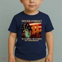 Never Forget September 11 9/11 20th Anniversary Toddler T-Shirt thumb 2