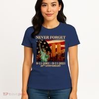 Never Forget September 11 9/11 20th Anniversary Women's T-Shirt thumb 4