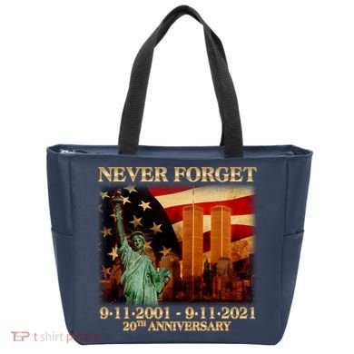 Never Forget September 11 9/11 20th Anniversary Tote Bag