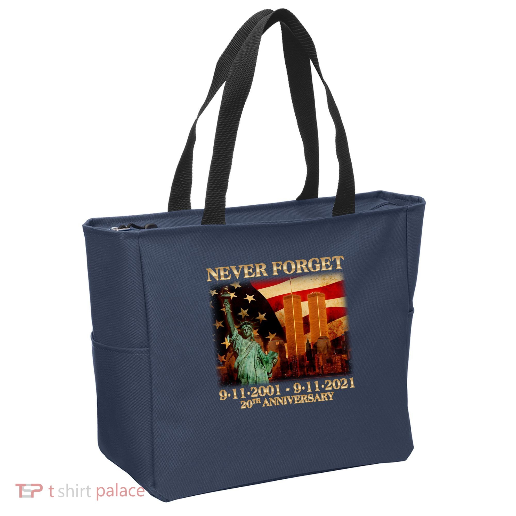 Never Forget September 11 9/11 20th Anniversary Tote Bag